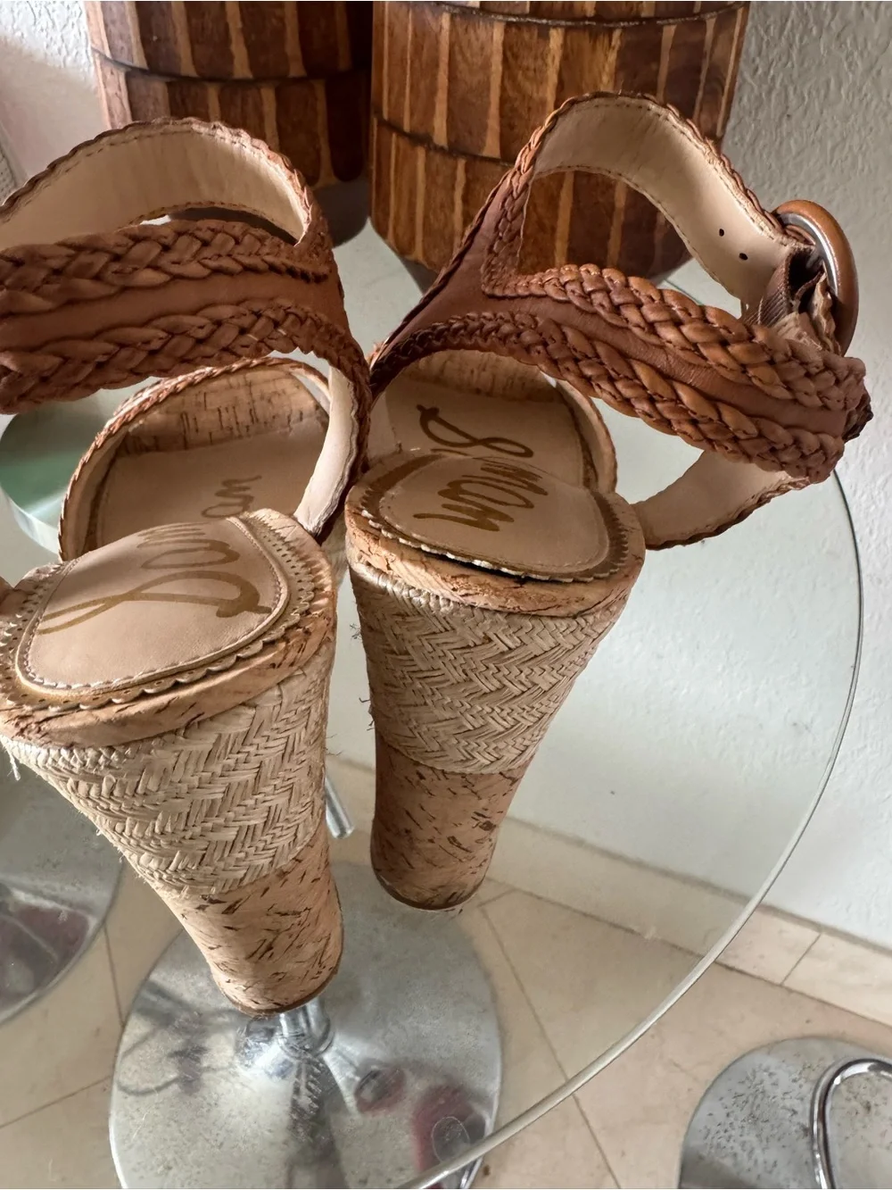 Sam Edelman braided tan